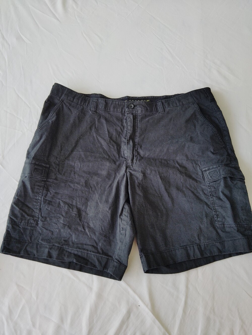 Savane Black Cargo Shorts with Utility Pockets 40
